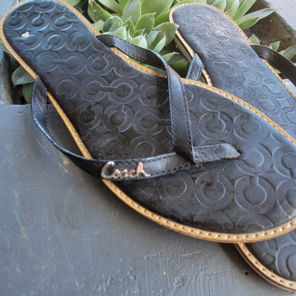 Black Flip Flops - image 2
